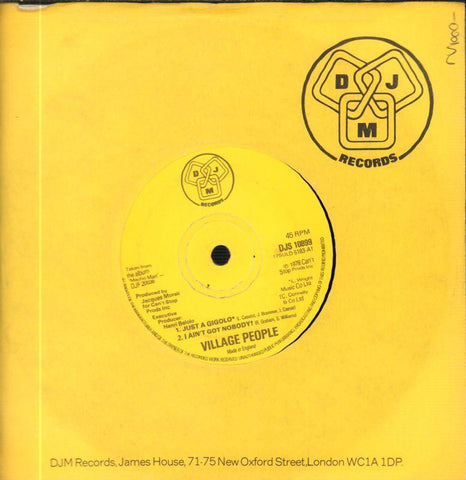 Village People-Just A Gigolo-DJM-7" Vinyl