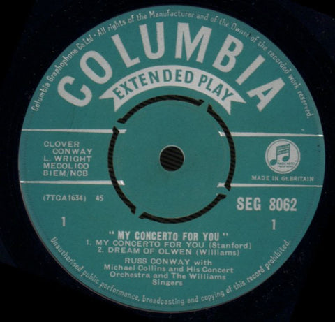 My Concerto For You-Columbia-7" Vinyl P/S-VG-/VG