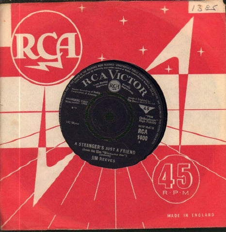 Jim Reeves-A Stranger's Just A Friend-RCA Victor-7" Vinyl