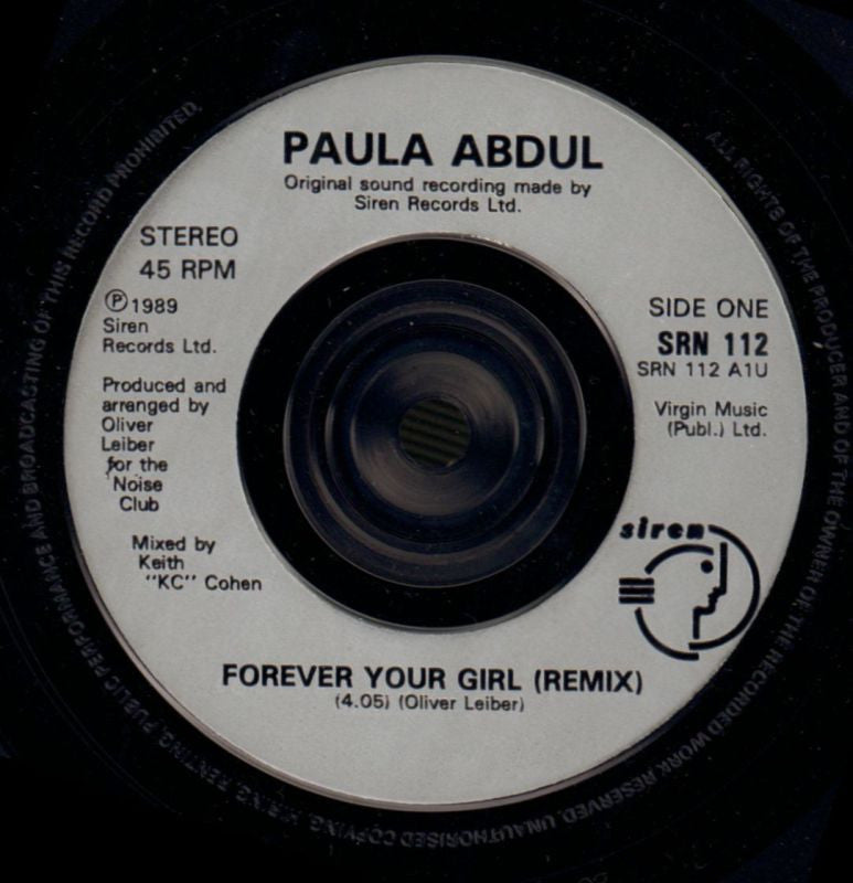 Forever Your Girl-Siren-7" Vinyl P/S-Ex/NM