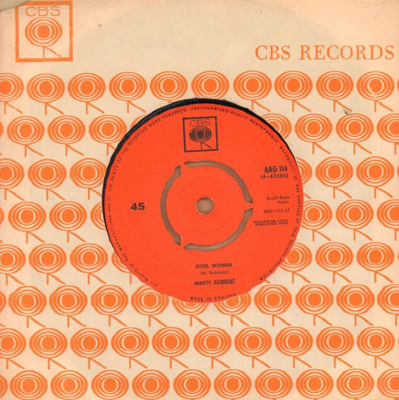 Marty Robbins-Devil Woman-CBS-7" Vinyl