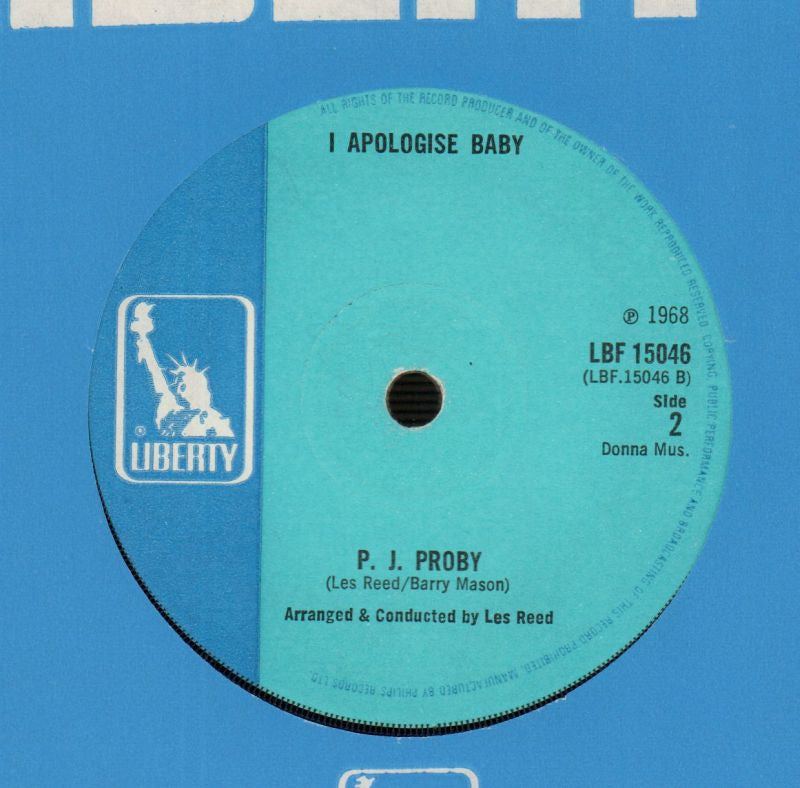 It's Your Day Today-Liberty-7" Vinyl-VG/VG+