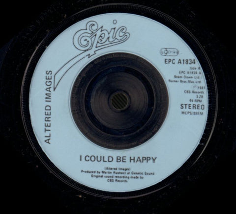 I Could Be Happy-Epic-7" Vinyl P/S-VG/VG