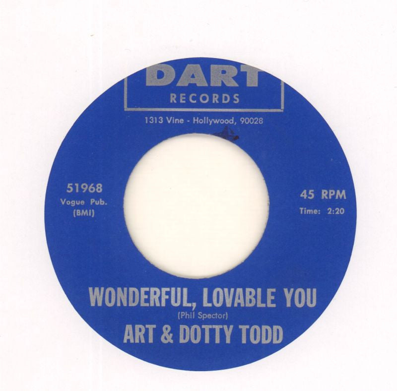 Blueberry Hill-Dart-7" Vinyl-VG/Ex