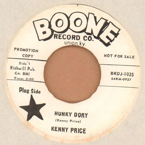Kenny Price-Hunky Dory-Boone-7" Vinyl