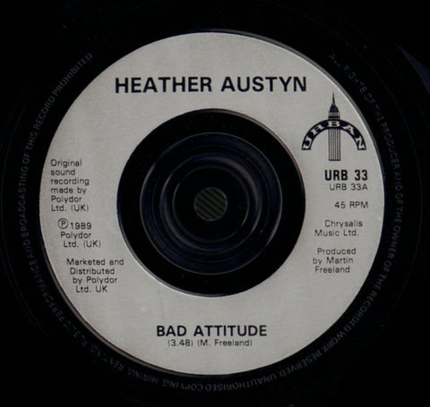 Bad Attitude-Urban-7" Vinyl P/S-VG+/NM