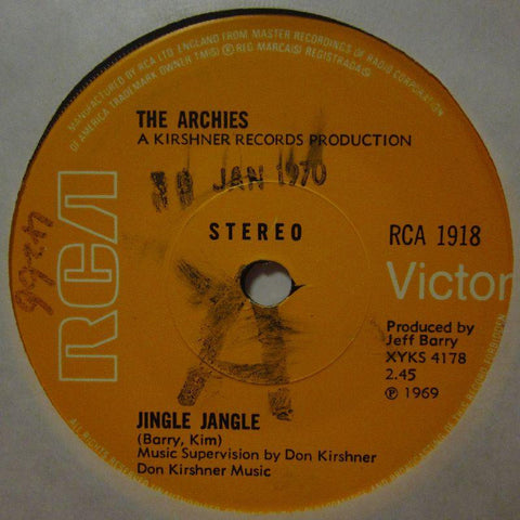 The Archies-Jingle Jangle-RCA-7" Vinyl