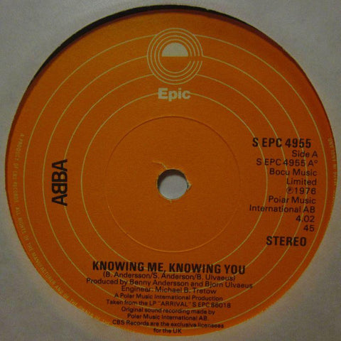 Abba-Knowing Me, Knowing You-Epic-7" Vinyl