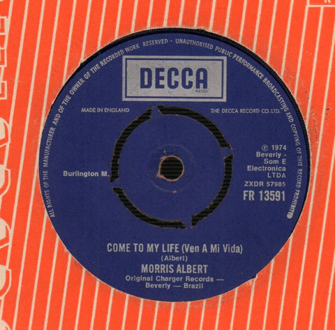 Come To My Life-Decca-7" Vinyl-VG/VG