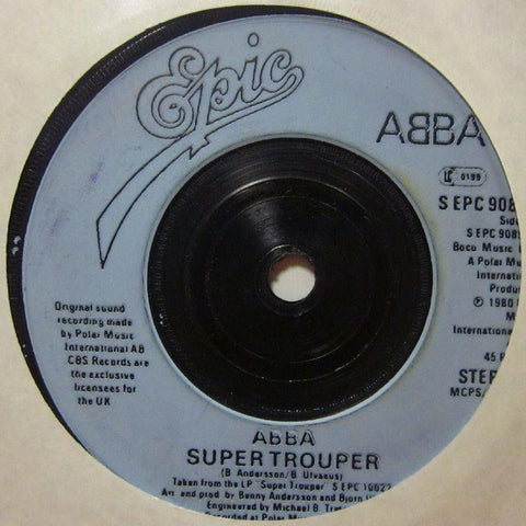 Abba-Super Trouper-Epic-7" Vinyl