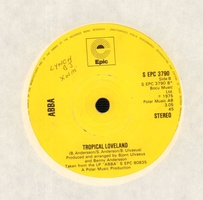 Mamma Mia-Epic-7" Vinyl-Ex/VG