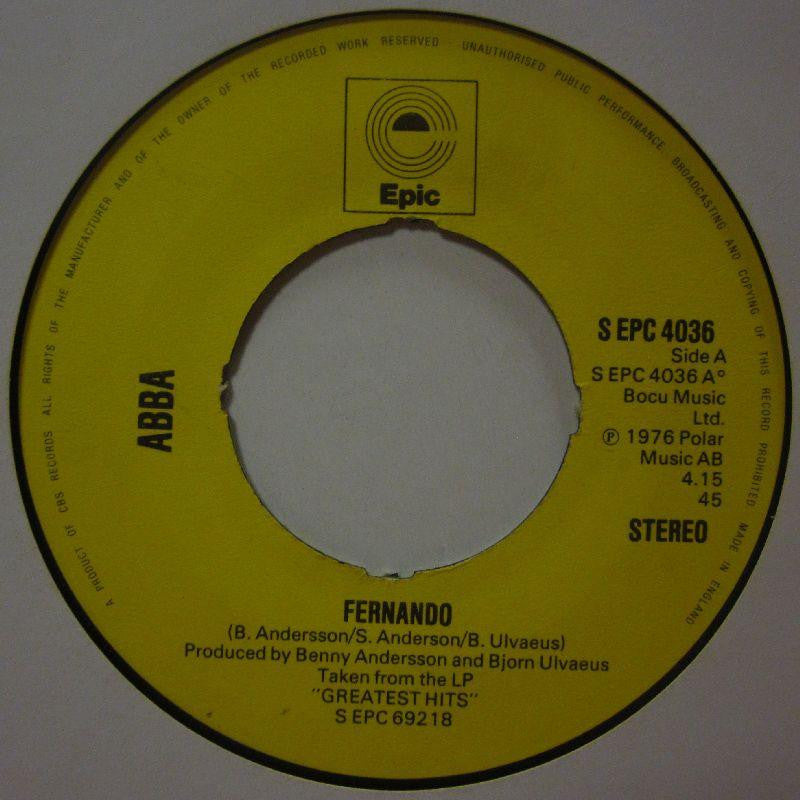 Abba-Fernando-Epic-7" Vinyl