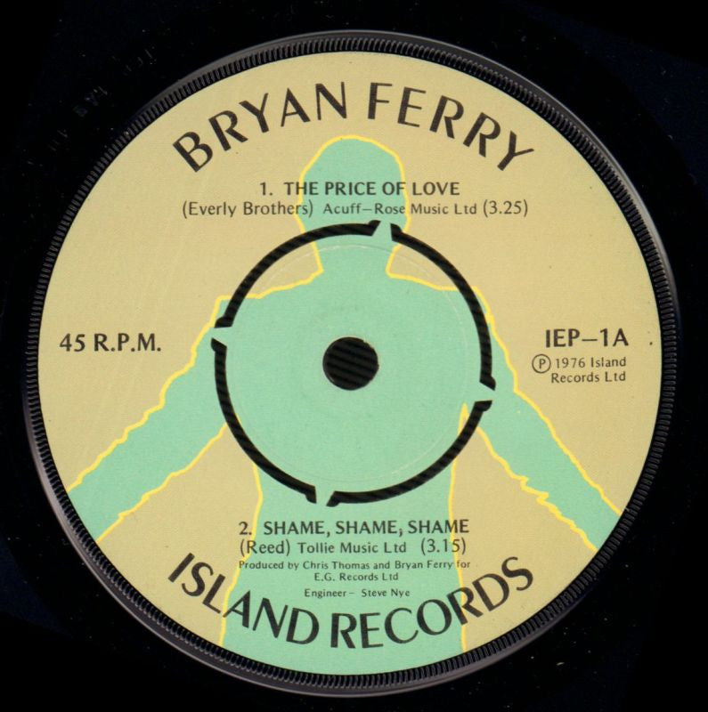 E.P-Island-7" Vinyl P/S-VG/Ex