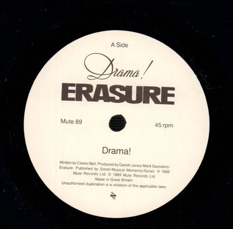 Drama-Mute-7" Vinyl P/S-VG+/NM