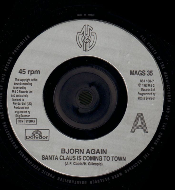 Santa Claus Is Coming To Town-M & G-7" Vinyl P/S-Ex/Ex