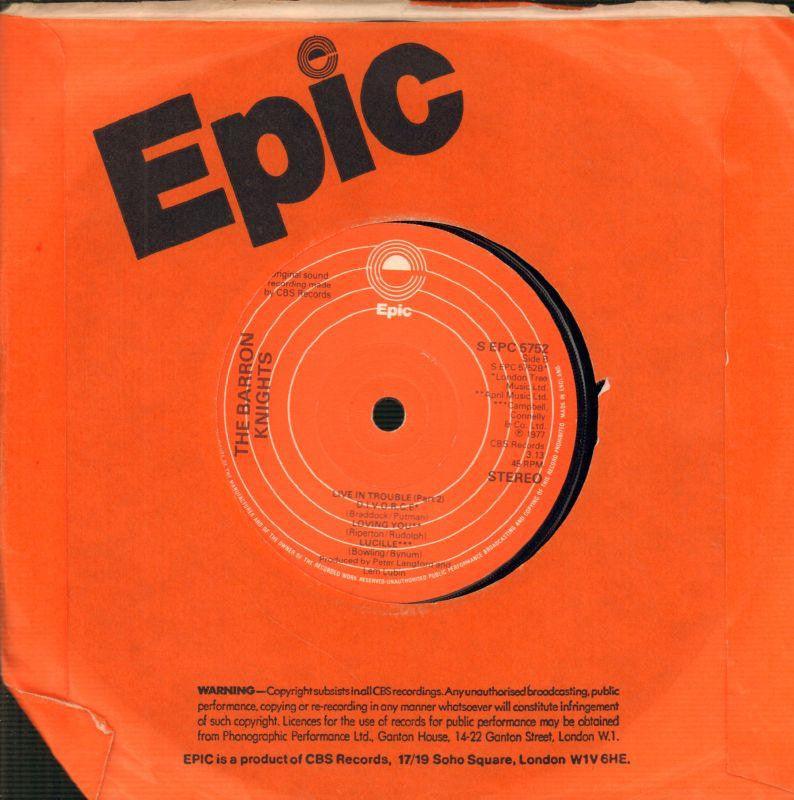 Live In Trouble-Epic-7" Vinyl-VG/Ex