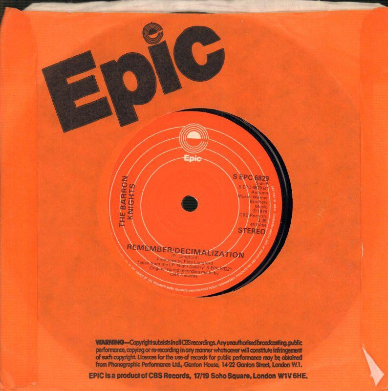 The Barron Knights-A Taste of Aggro-Epic-7" Vinyl-VG/VG+