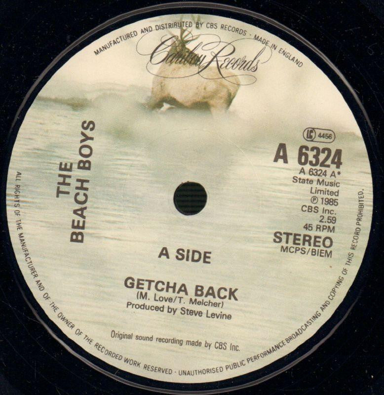 Getcha Back-CBS-7" Vinyl P/S-VG/VG