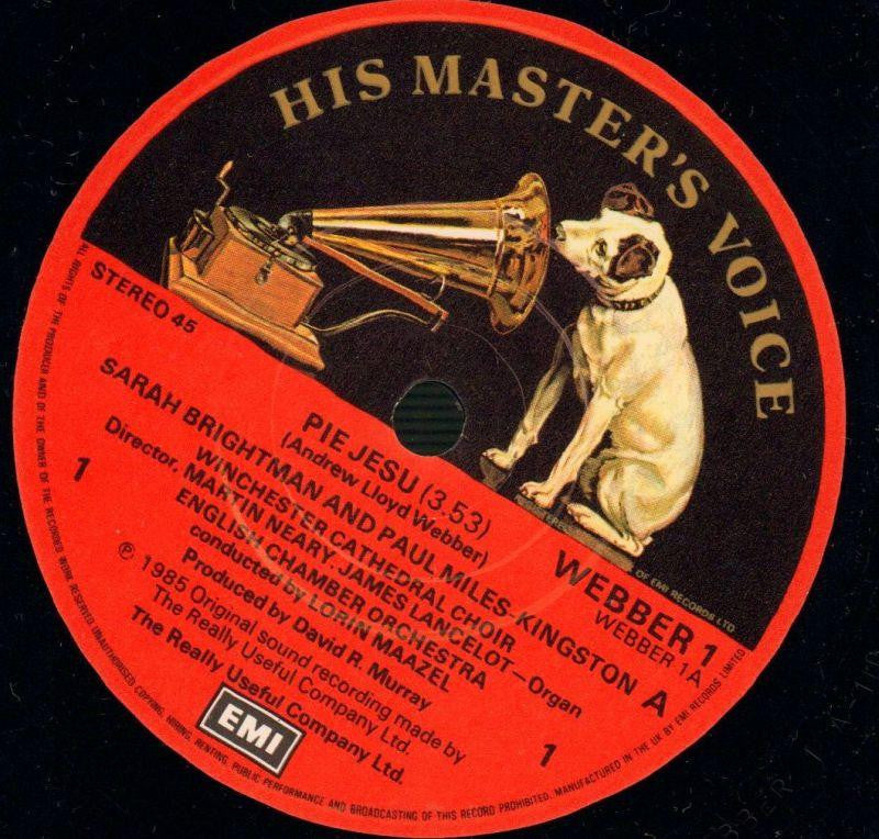 Pie Jesu-EMI-7" Vinyl P/S-VG/VG
