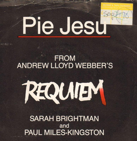Sarah Brightman-Pie Jesu-EMI-7" Vinyl P/S