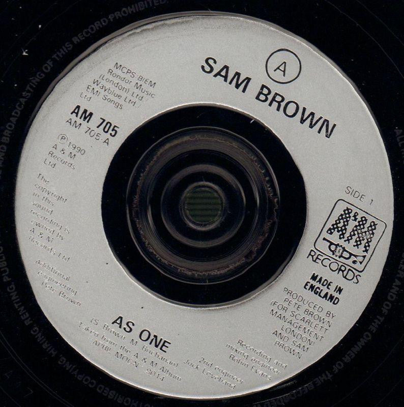 As One-A&M-7" Vinyl P/S-Ex/Ex