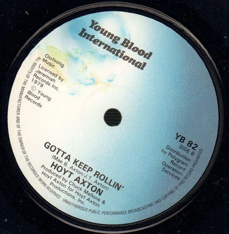 Della & The Dealer / Gotta Keep Rollin-Young blood-7" Vinyl-VG/Ex