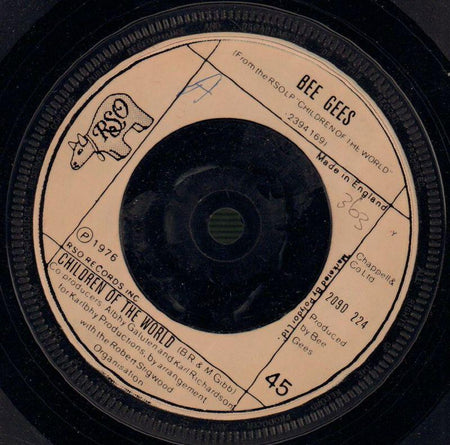 Bee Gees-Children Of The World / Boogie Child-RSO-7" Vinyl