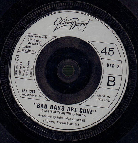 Liar / Bad Days Are Gone-Vertigo-7" Vinyl-VG/Ex