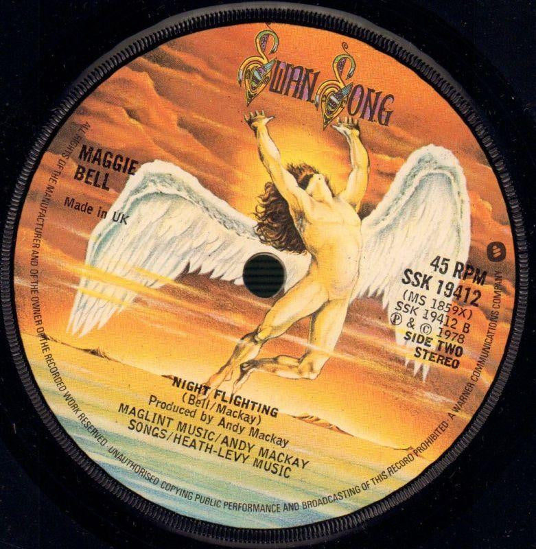 Maggie Bell-Hazell / Night Flighting-Swan Song-7" Vinyl-VG/VG