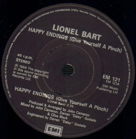 Happy Endings-EMI-7" Vinyl P/S-VG/VG