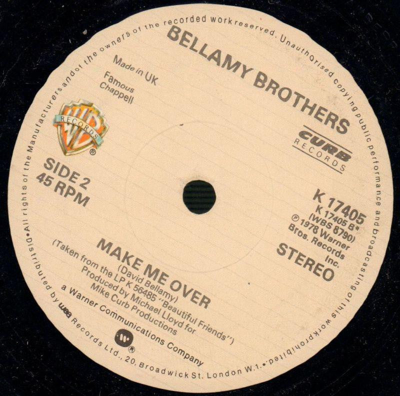 If I Said You Have A Beautiful Body / Make Me Over-Warner-7" Vinyl-VG/VG+