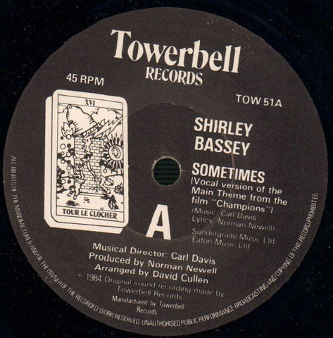 Sometimes-Towerbell-7" Vinyl P/S-VG/VG+