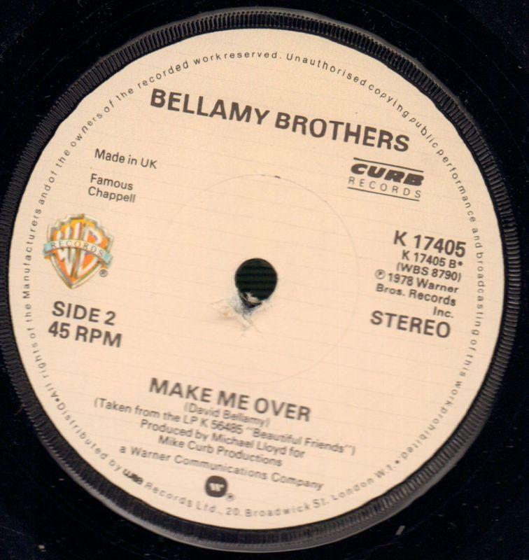 If I Said You Have A Beautiful Body / Make Me Over-Warner-7" Vinyl-VG/VG