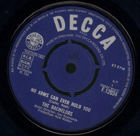 Oh, Samuel Don't Die / No Arms Can Ever Hold You-Decca-7" Vinyl-VG/VG