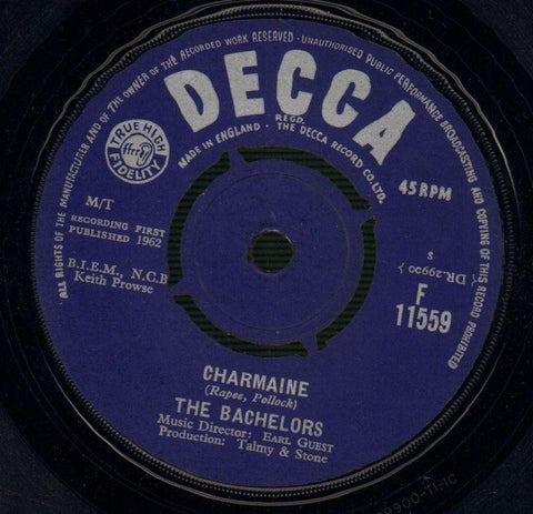 The Bachelors-Charmaine / Old Bill-Decca-7" Vinyl