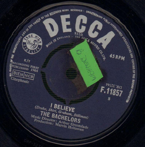 Happy Land / I Believe-Decca-7" Vinyl-VG/VG
