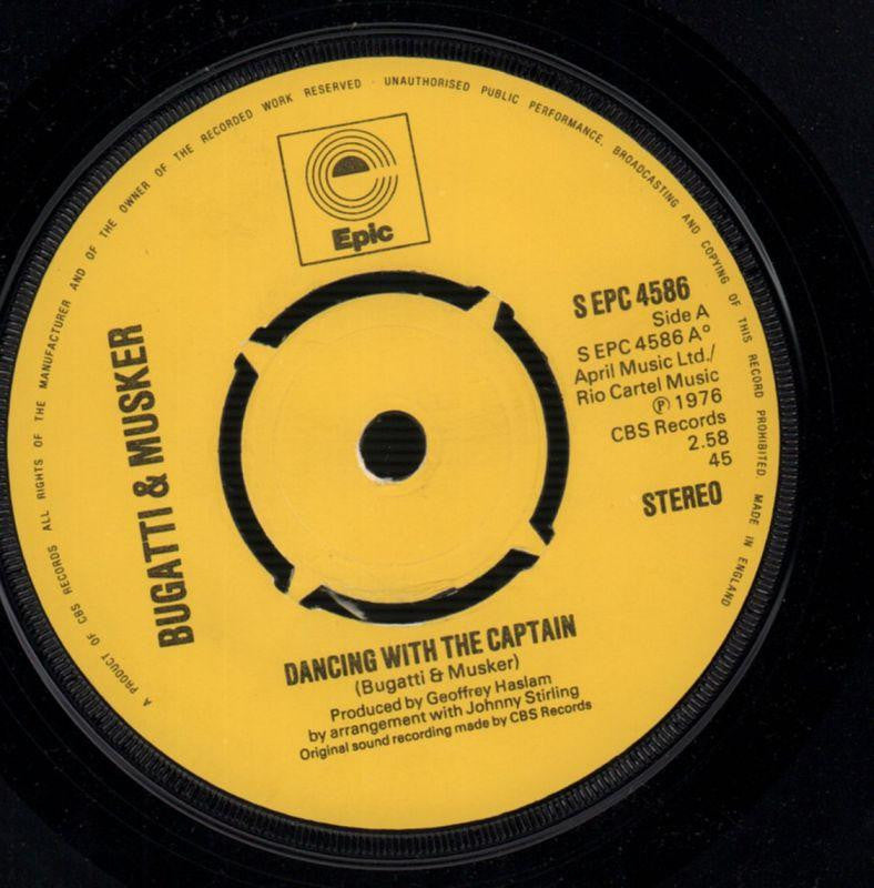 Bugatti & Musker-Dancing With The Captain / Dogs In The Yard-Epic-7" Vinyl
