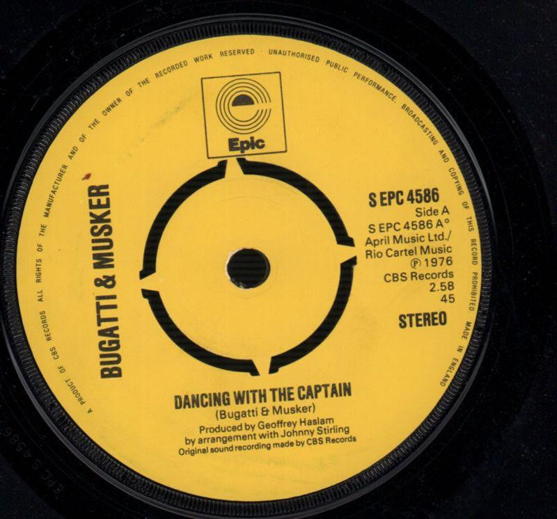 Dancing With The Captain / Dogs In The Yard-Epic-7" Vinyl-VG/VG