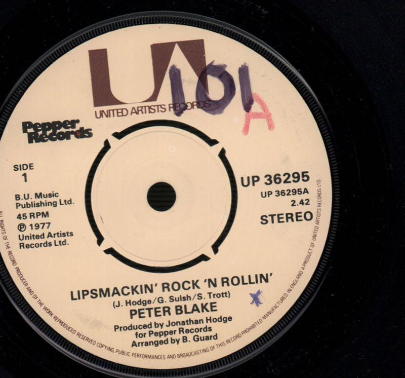 Peter Blake-Lipsmackin Rock N Rollin / Clever Dick-United Artist-7" Vinyl
