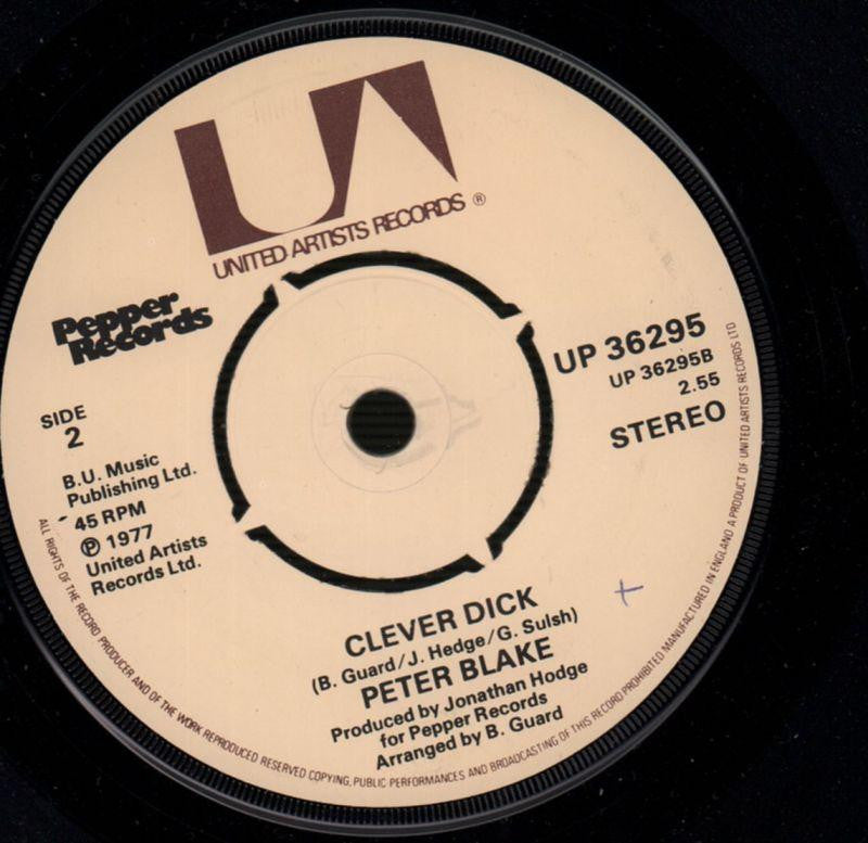 Lipsmackin Rock N Rollin / Clever Dick-United Artist-7" Vinyl-VG/Ex