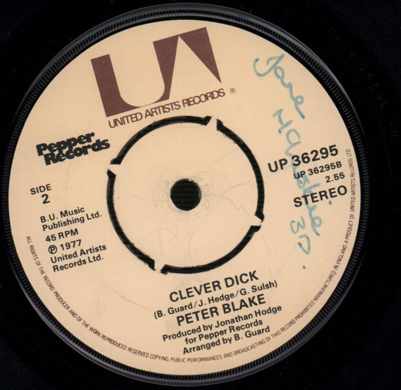 Lipsmackin Rock N Rollin /Clever Dick-United Artist-7" Vinyl-VG/VG