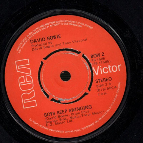 David Bowie-Boys Keep Swinging / Fantastic Voyage-RCA-7" Vinyl