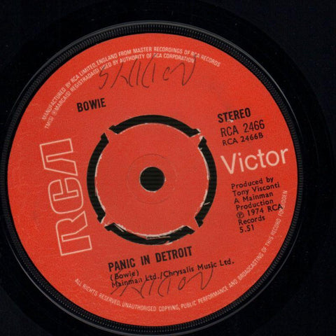Knock On Wood / Panic In Detroit-RCA-7" Vinyl-VG/VG