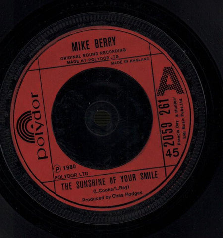 Mike Berry-The Sunshine Of Your Smile / I'm As Old As Paul McCartney-Polydor-7" Vinyl