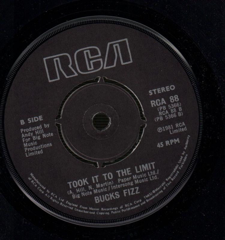 Piece Of Action / Took It To The Limit-RCA-7" Vinyl-VG/VG