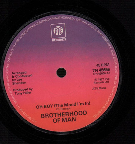 Brotherhood of Man-Oh Boy / Closer Closer-Pye-7" Vinyl
