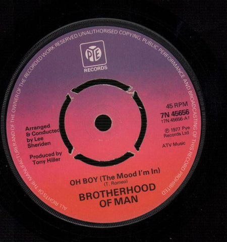 Brotherhood of Man-Oh Boy / Closer Closer-Pye-7" Vinyl