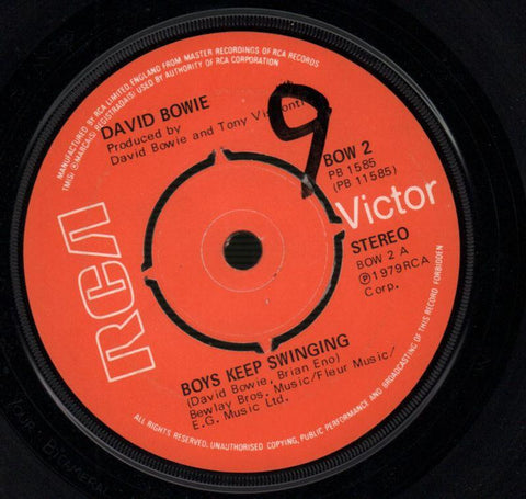 David Bowie-Boys Keep Swinging / Fantastic Voyage-RCA-7" Vinyl