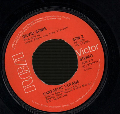 Boys Keep Swinging / Fantastic Voyage-RCA-7" Vinyl-VG/VG-