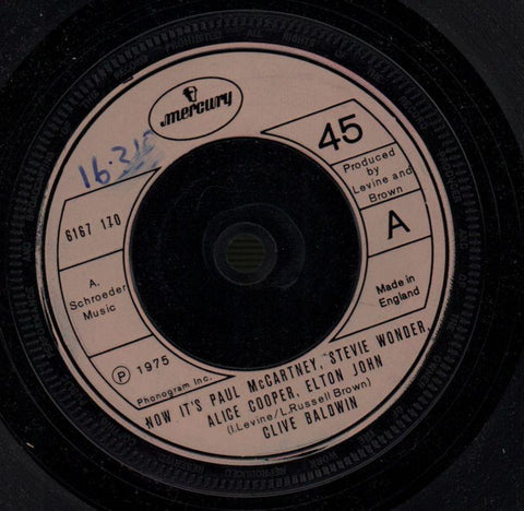 Clive Baldwin-Now It's Paul McCartney / The Disco Rag-Mercury-7" Vinyl
